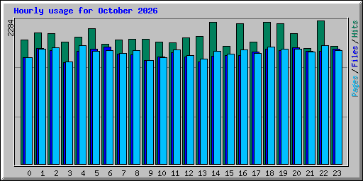 Hourly usage for October 2026